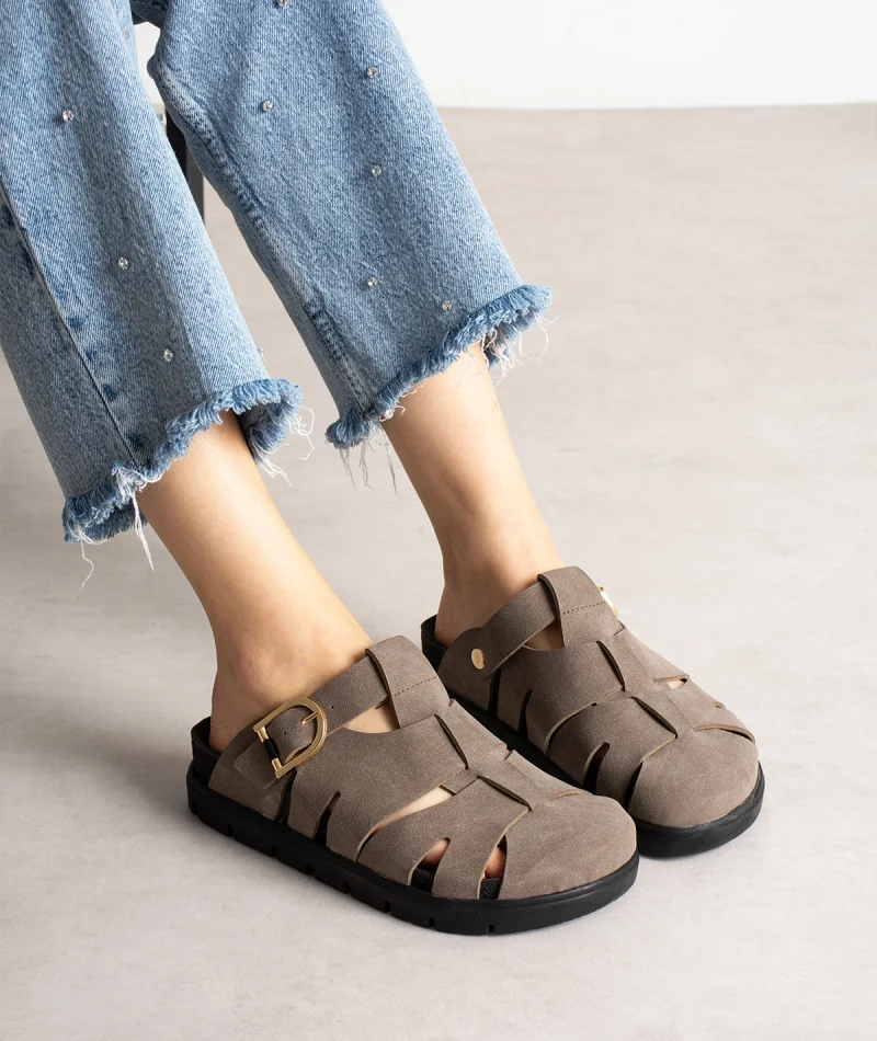 Arven Premium Örümcek Model Terlik - Vizon