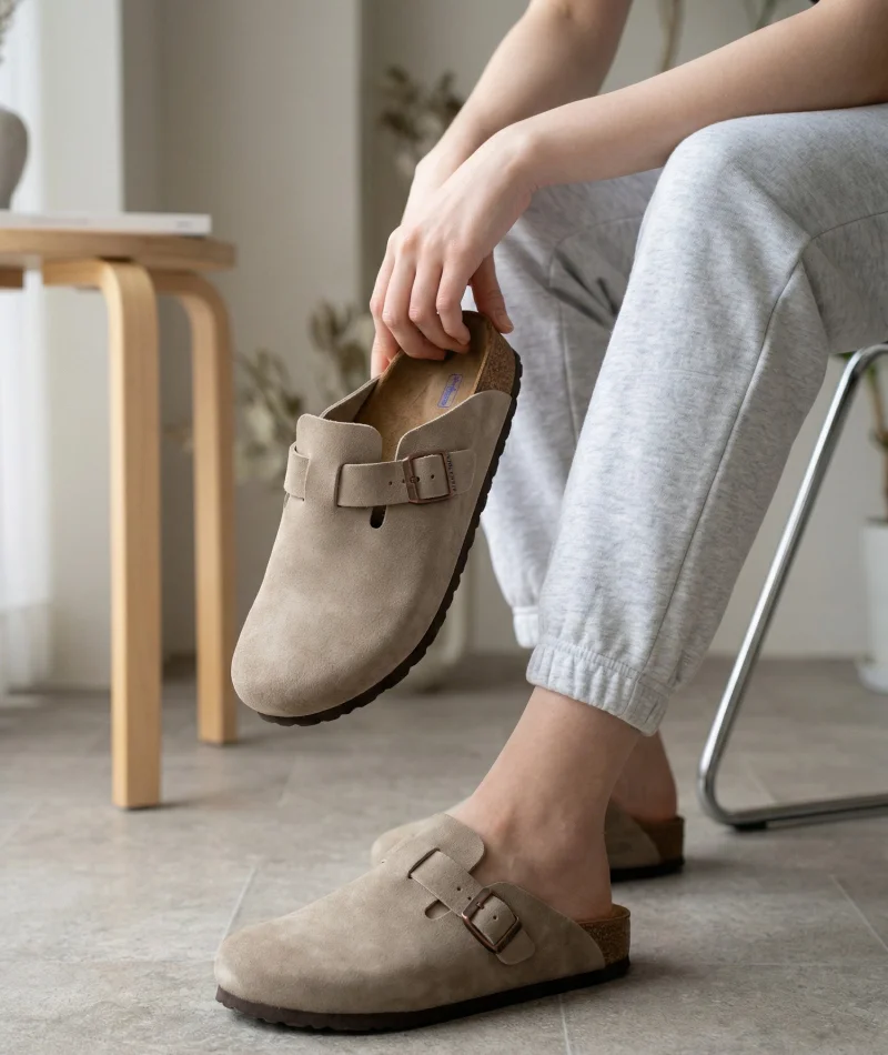 Doston Slipper Comfortable Sole, City Style - Beige