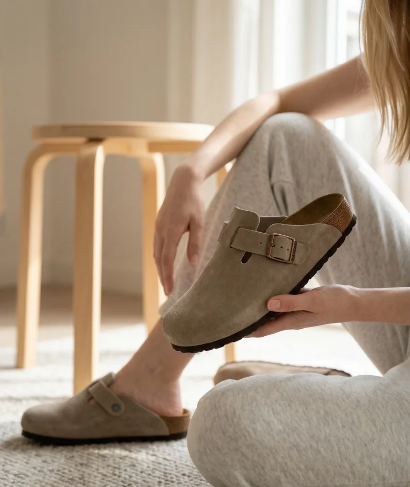 Doston Slipper Comfortable Sole, City Style - Beige