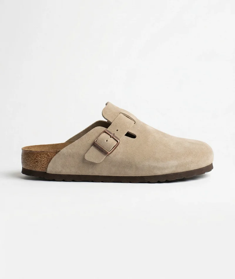 Doston Slipper Comfortable Sole, City Style - Beige