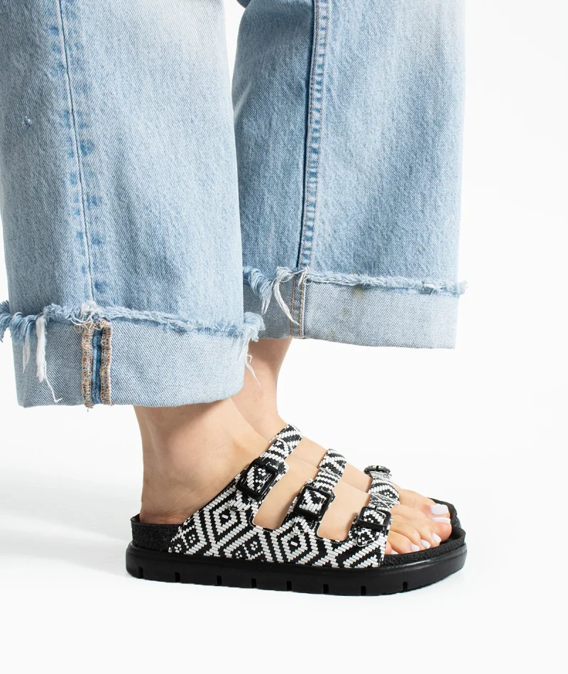 Vento Kadın 3 Tokalı Anatomik Taban Terlik - Gri