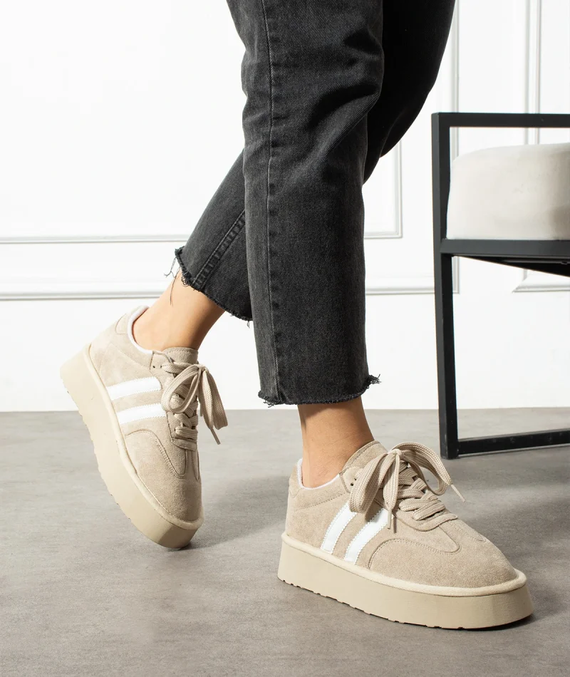 Monte Womens Sneaker Premium - Beige