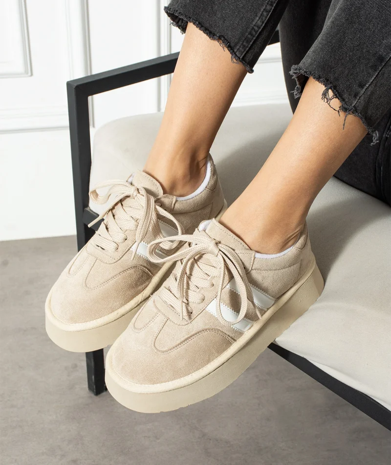 Monte Womens Sneaker Premium - Beige