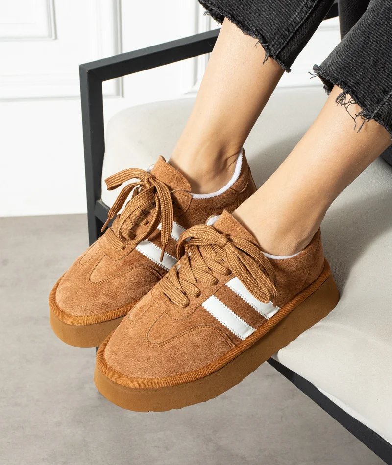 Monte Kadın Sneaker Premium - Taba