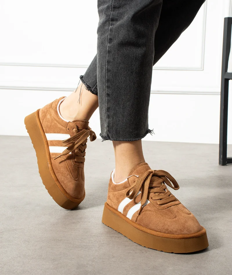 Monte Kadın Sneaker Premium - Taba