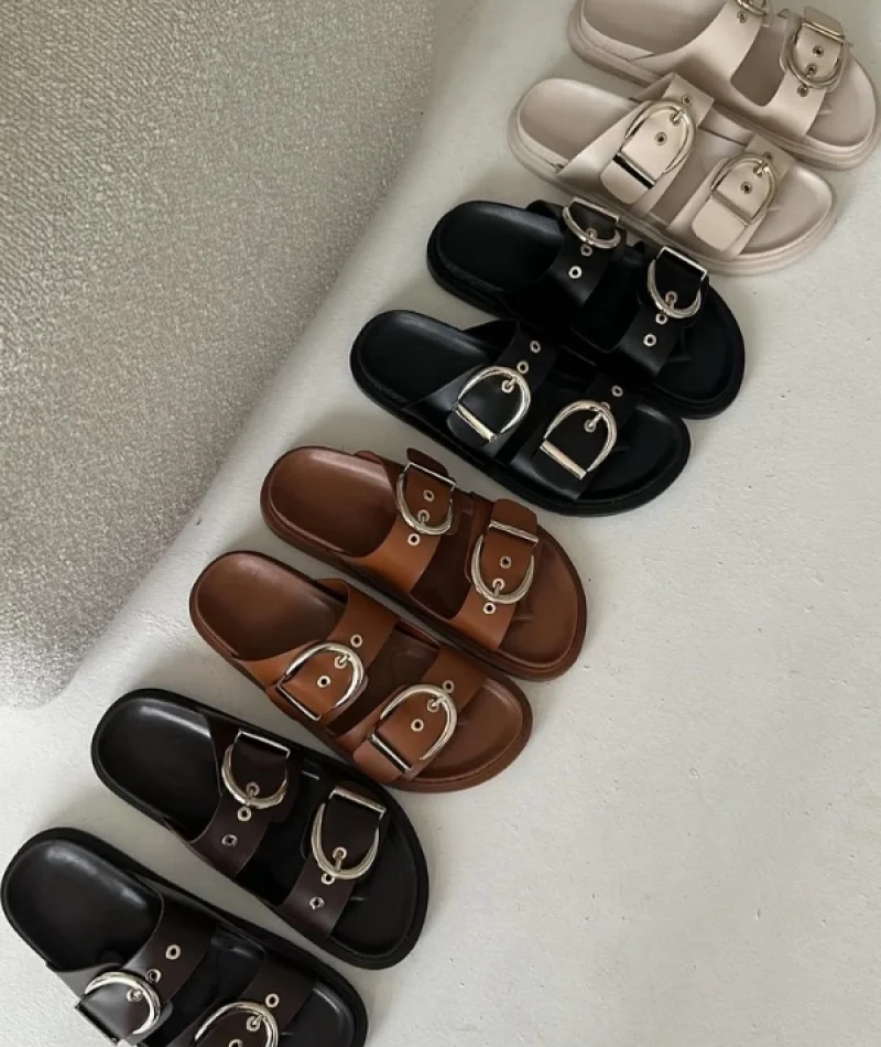 Samira Kadın Terlik Bej – Kaymaz Taban, Yazlık ve Rahat Ortopedik Model