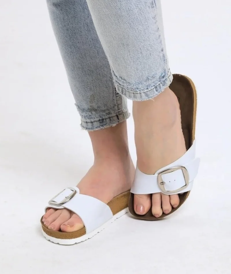 Tek Toka Terlik - Beyaz