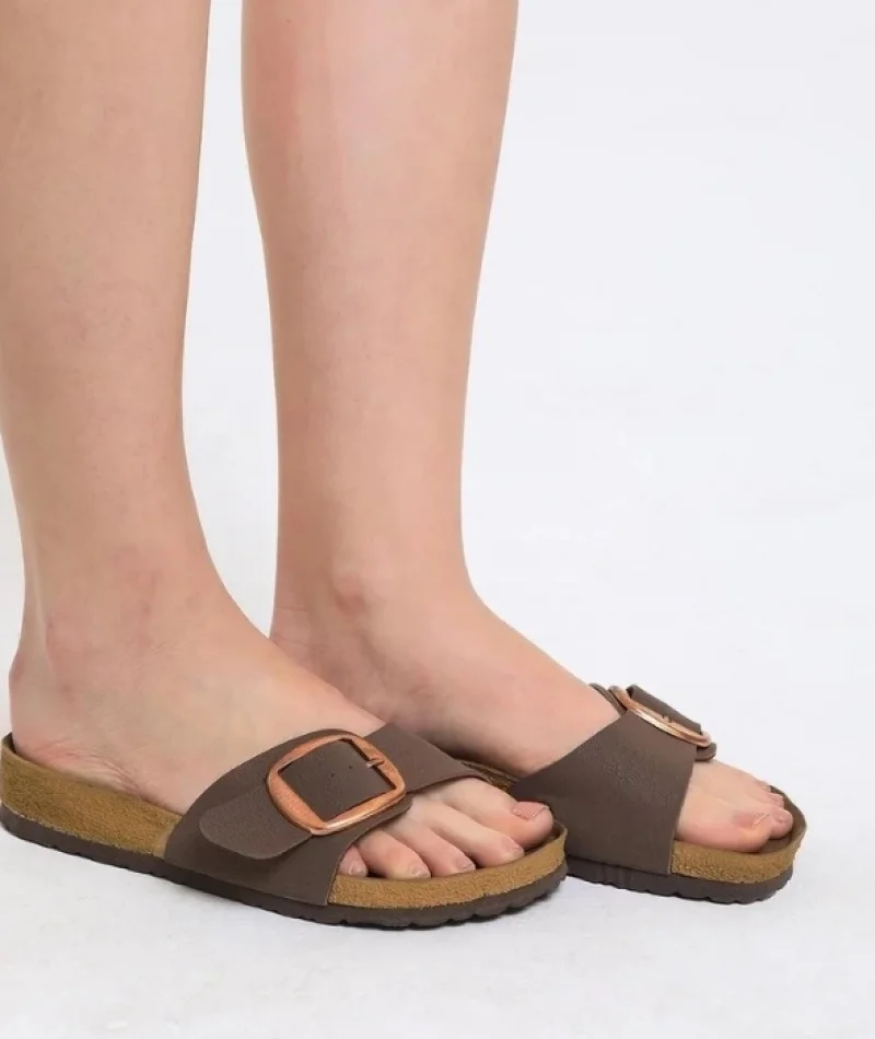 Tek Toka Terlik - Kahverengi