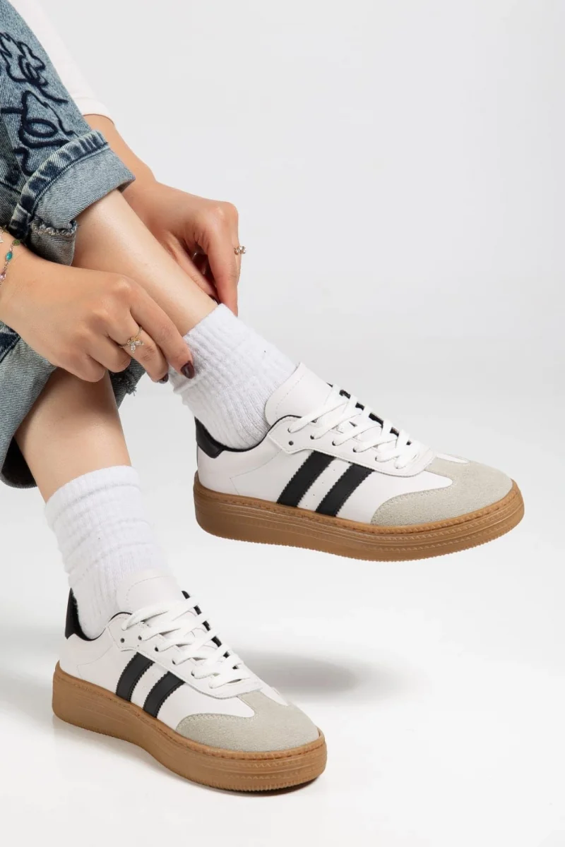 Nova Spor Gum Taban Günlük Sneaker - Beyaz