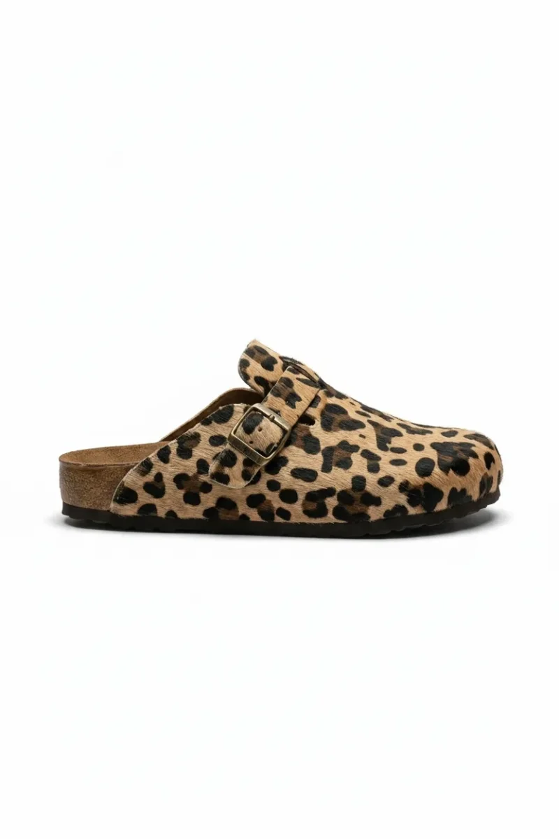 Doston Terlik Rahat Taban, Şehir Stili - Leopar Kahve