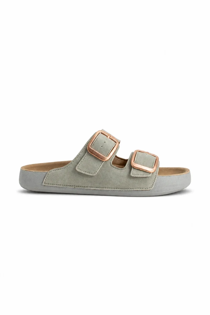 Lena Stone Womens Slippers - Orthopedic, Lightweight, Non-Slip Sole