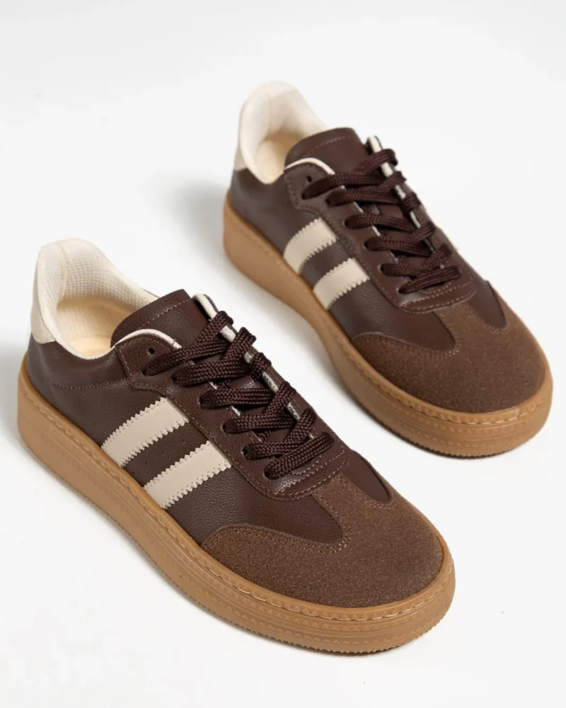 Nova Spor Gum Taban Günlük Sneaker - Kahve