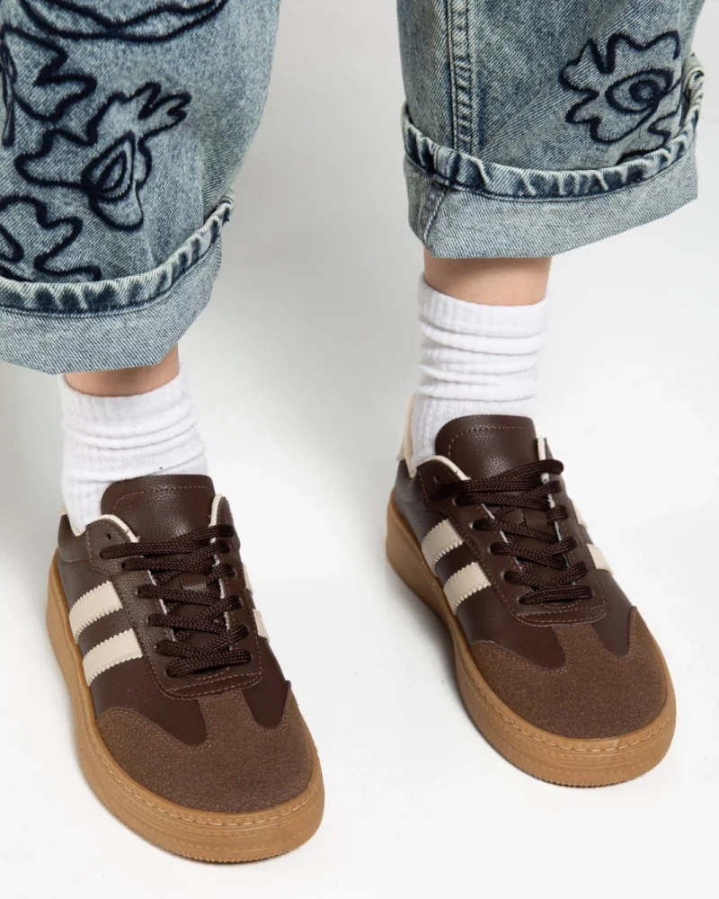 Nova Spor Gum Taban Günlük Sneaker - Kahve