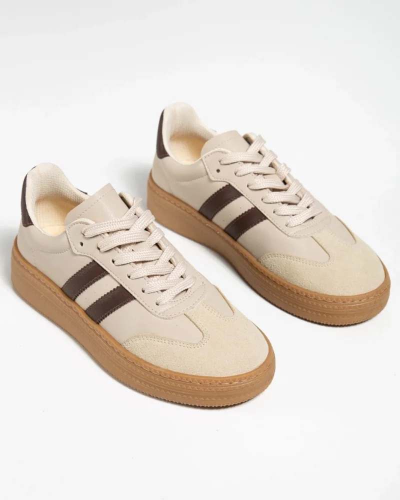 Nova Spor Gum Taban Günlük Sneaker - Bej