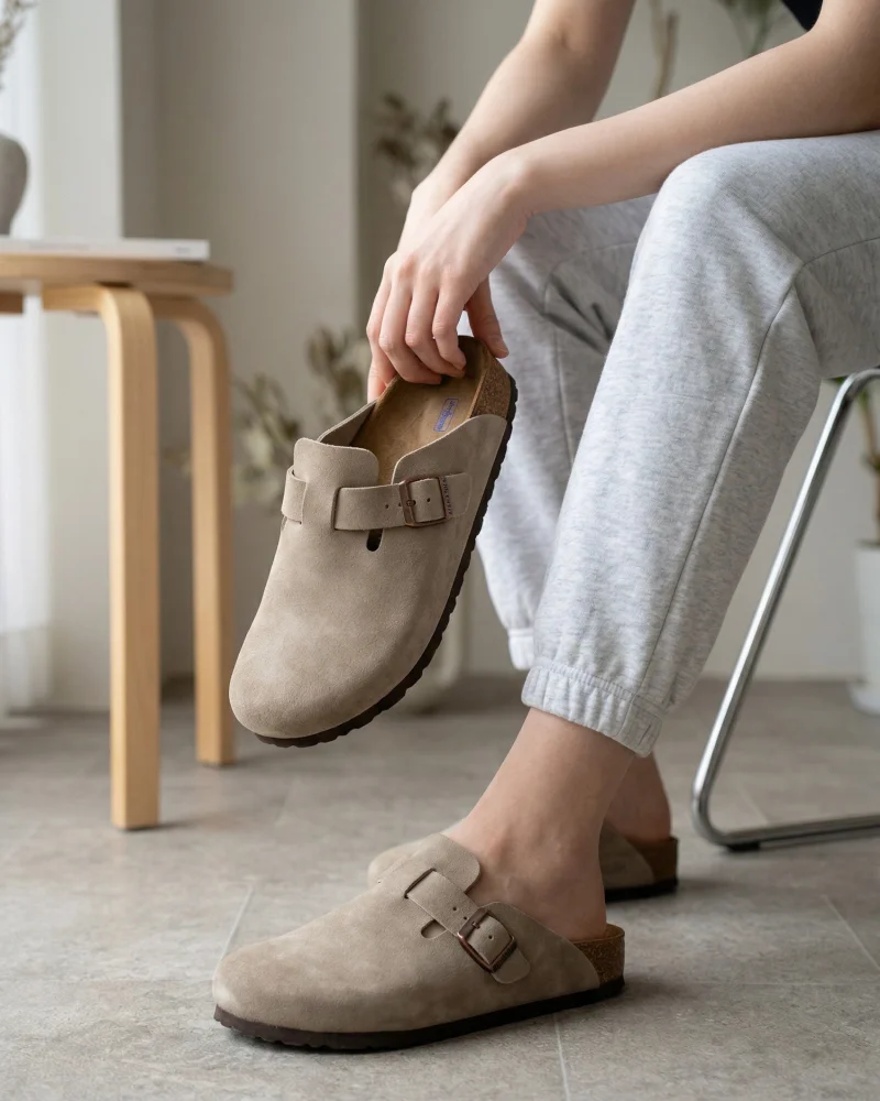Doston Slipper Comfortable Sole, City Style - Beige