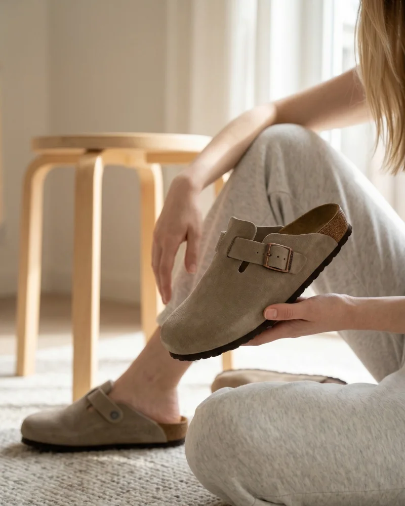 Doston Slipper Comfortable Sole, City Style - Beige