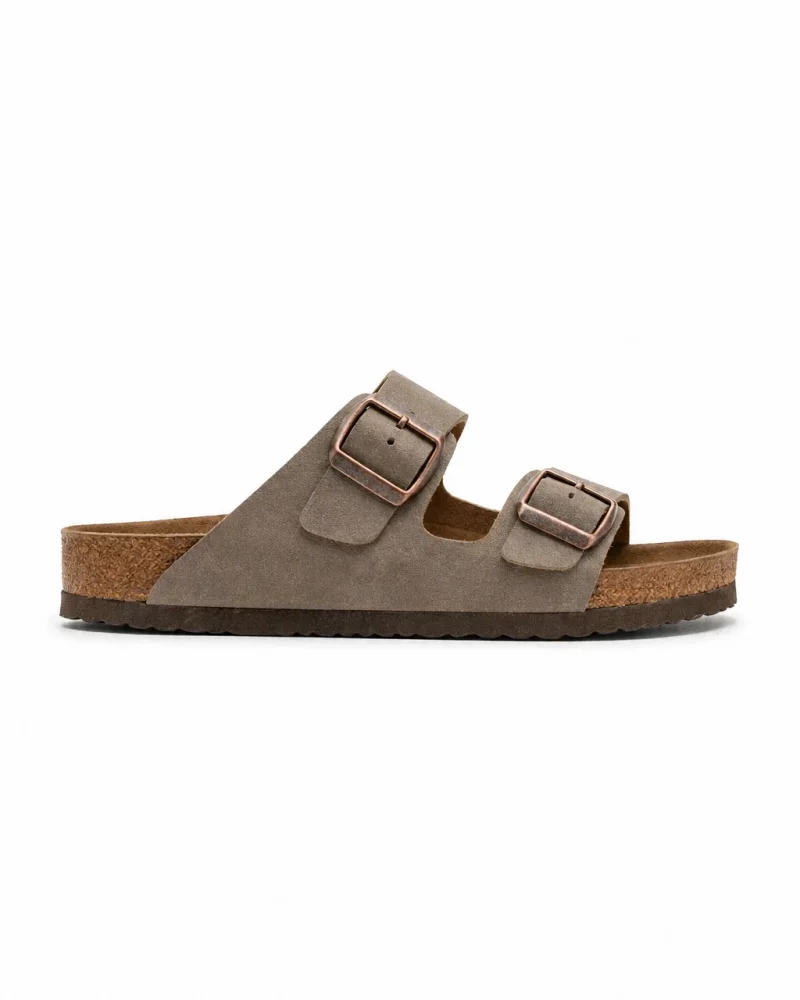 Fuga Comfort Unisex Buckle Sandals – Mink