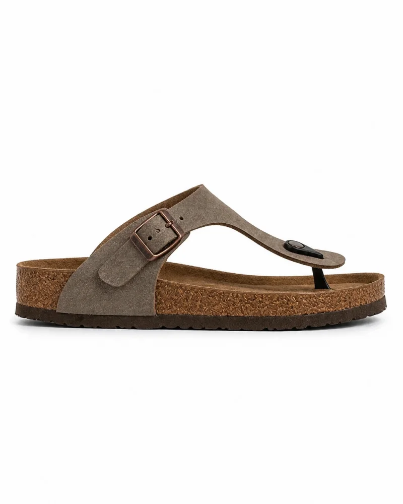 Parmak Arası Freistep Unisex Terlik – Vizon