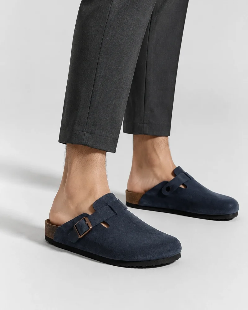 Boston Unisex Mantar Taban Terlik - Lacivert