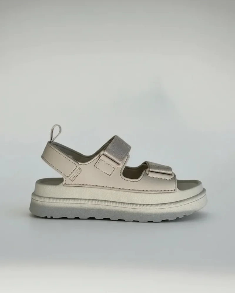 Loom Womens Beige Sandals Comfortable Casual Summer Shoes