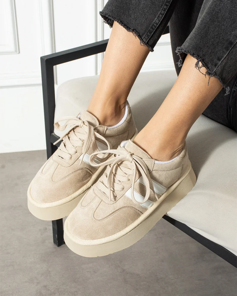 Monte Womens Sneaker Premium - Beige