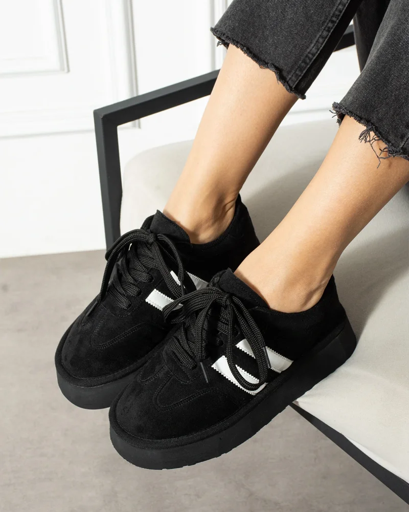 Monte Womens Sneaker Premium - Black