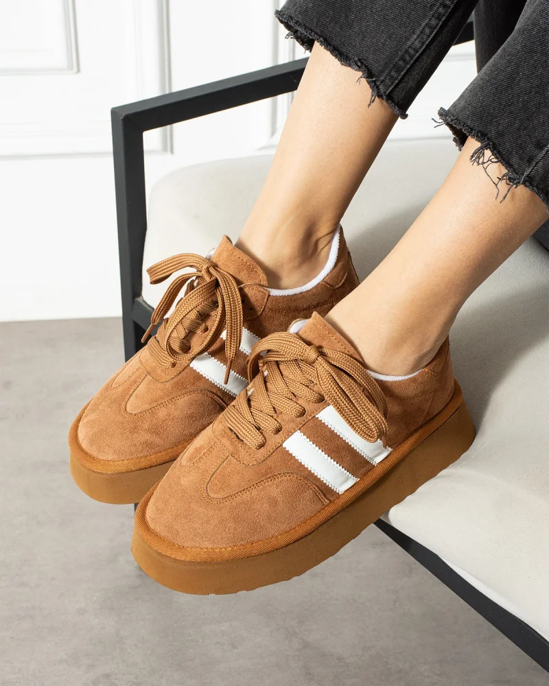 Monte Kadın Sneaker Premium - Taba