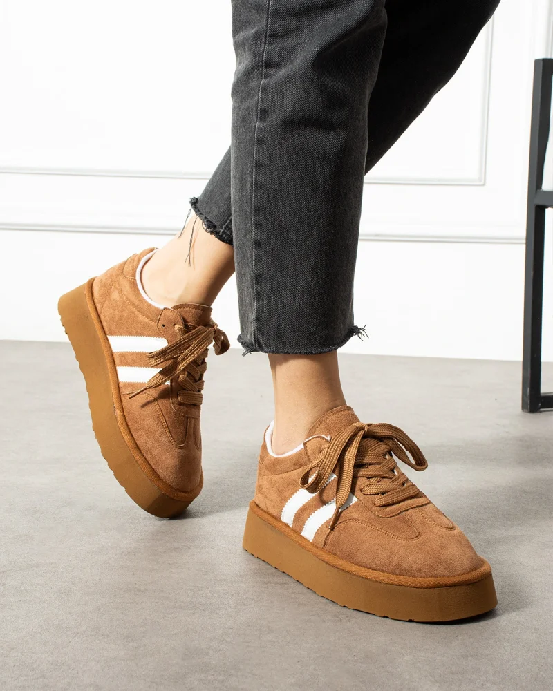 Monte Kadın Sneaker Premium - Taba