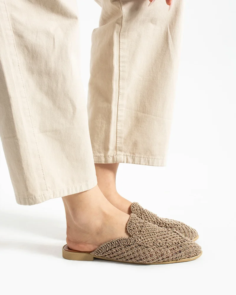 Velora Womens Woven Sandals – Coffee Elegance