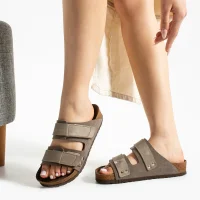 Duoflex Kadın Terlik Vizon – Ultra Hafif Ortopedik Kaymaz Taban Günlük