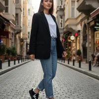 Ella Kadın Premium Sneaker - Siyah