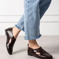 Viona Minimal Kadın Günlük Babet – Kahve