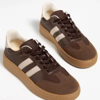 Nova Spor Gum Taban Günlük Sneaker - Kahve