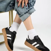 Nova Sports Gum Sole Casual Sneaker - Black