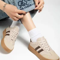 Nova Spor Gum Taban Günlük Sneaker - Bej