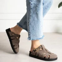 Arven Premium Örümcek Model Terlik - Vizon