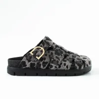 Arven Premium Spider Model Slippers - Leopard Gray