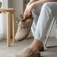 Doston Slipper Comfortable Sole, City Style - Beige