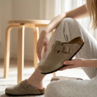 Doston Slipper Comfortable Sole, City Style - Beige