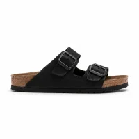 Çift Tokalı Fuga Comfort Unisex Terlik – Siyah