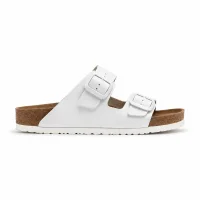 Çift Tokalı Fuga Comfort Unisex Terlik – Beyaz
