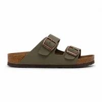 Çift Tokalı Fuga Comfort Unisex Terlik – Haki