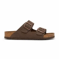 Çift Tokalı Fuga Comfort Unisex Terlik – Kahve
