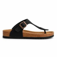 Parmak Arası Freistep Unisex Terlik – Siyah