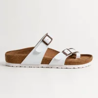 Moderno Womens Slippers White – Cross Strap, Comfortable, Stylish, and Relaxed