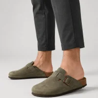 Boston Unisex Mantar Taban Terlik - Haki