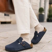 Boston Unisex Mantar Taban Terlik - Lacivert