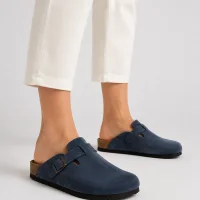 Boston Unisex Mantar Taban Terlik - Lacivert