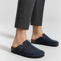 Boston Unisex Mantar Taban Terlik - Lacivert