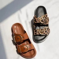 Forster Kadın Zımba Detay Terlik Taba